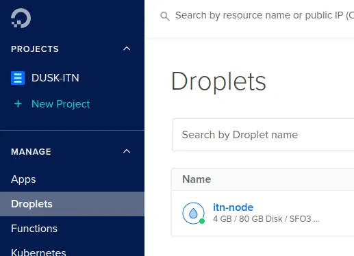 Droplet overview.