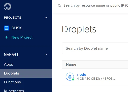 Droplet overview.